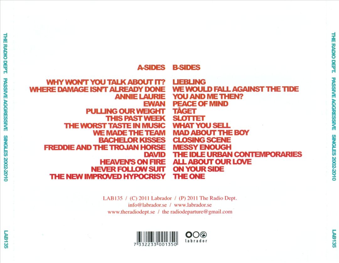 Passive Aggressive: Singles 2002-2010 cover art