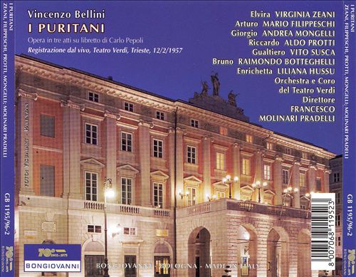 Bellini: I Puritani cover art