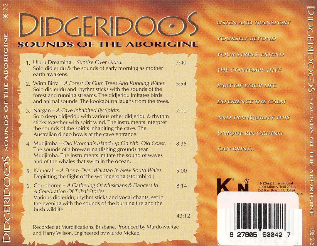 Didgeridoos: Sounds of the Aborigine cover art