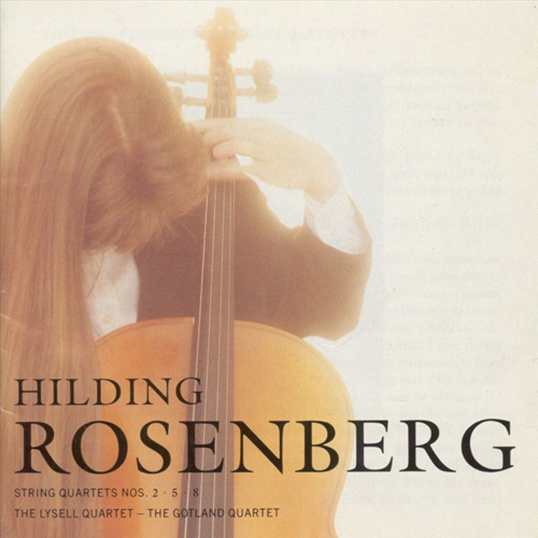 Hilding Rosenberg: String Quartets 2, 5, 8 cover art