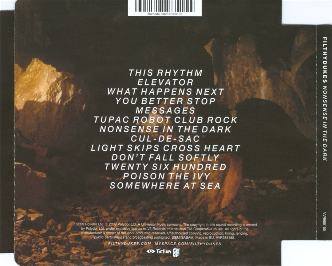 Nonsense in the Dark cover art