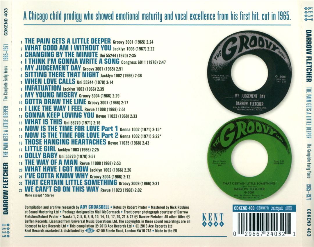 Pain Gets a Little Deeper: The Complete Early Years 1965-1971 cover art