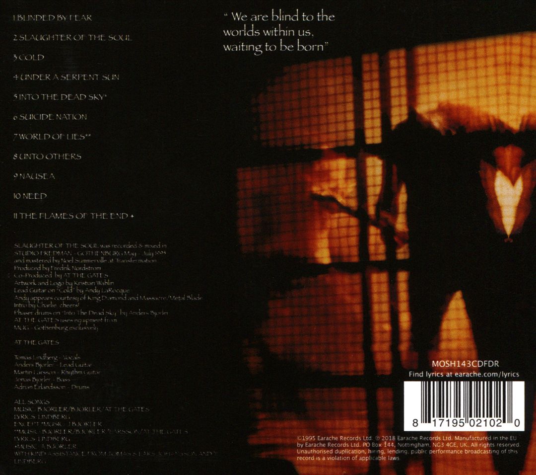 Slaughter of the Soul cover art