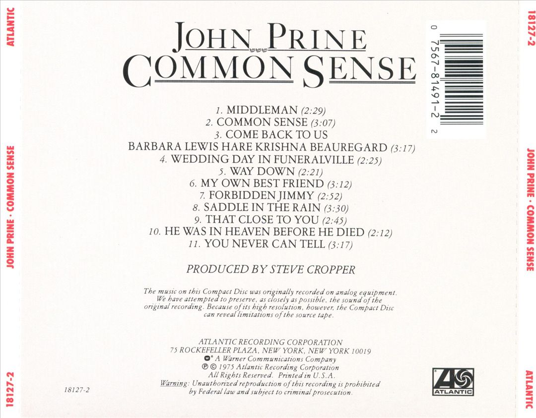 Common Sense cover art