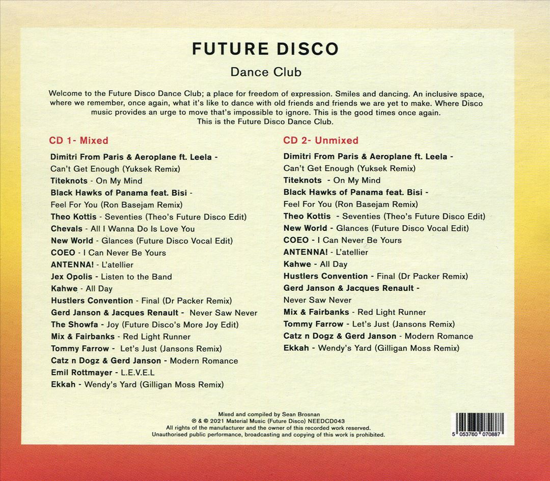 Future Disco Dance Club cover art