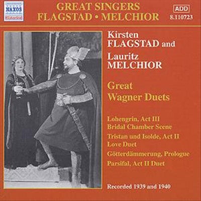 Kirsten Flagstad and Lauritz Melchior Sing Great Wagner Duets cover art