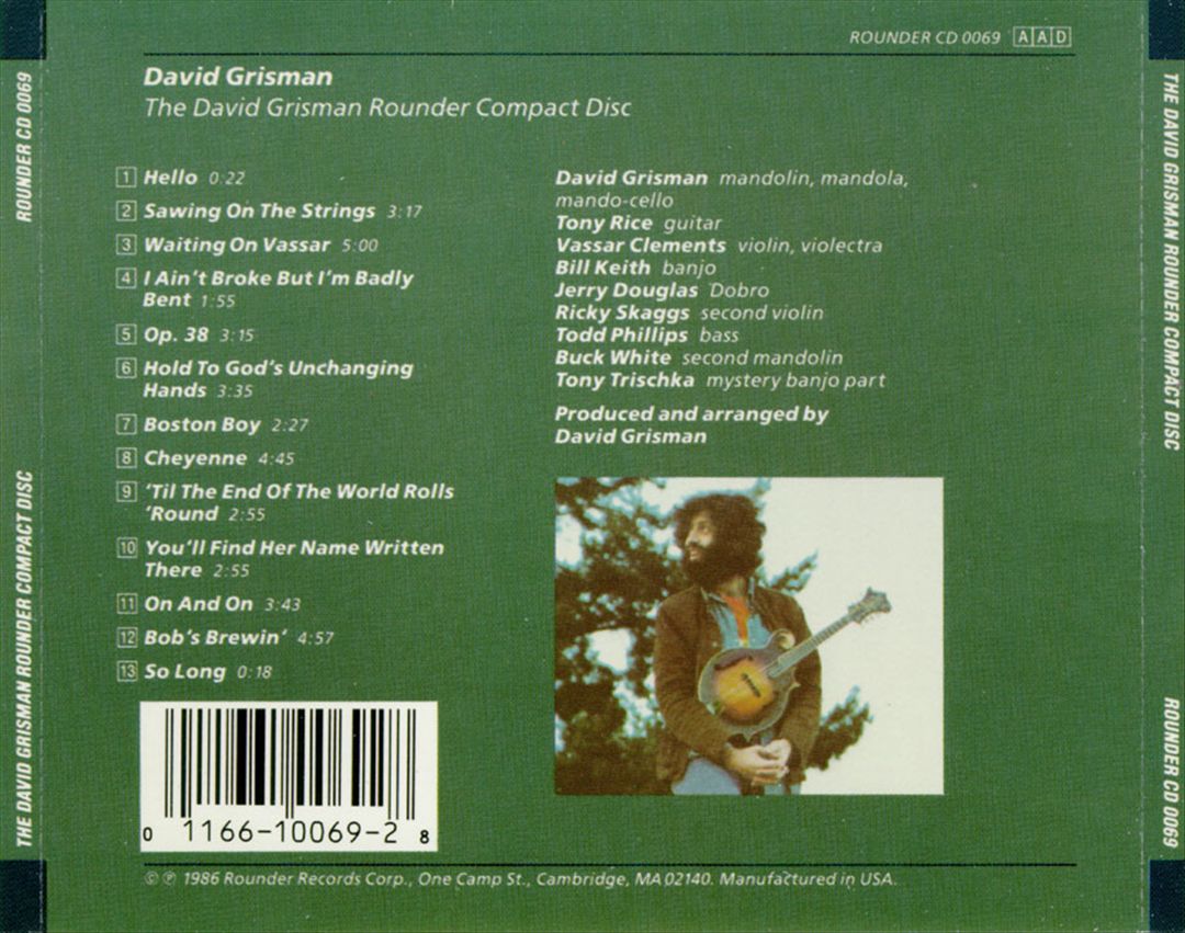 David Grisman Rounder Album cover art