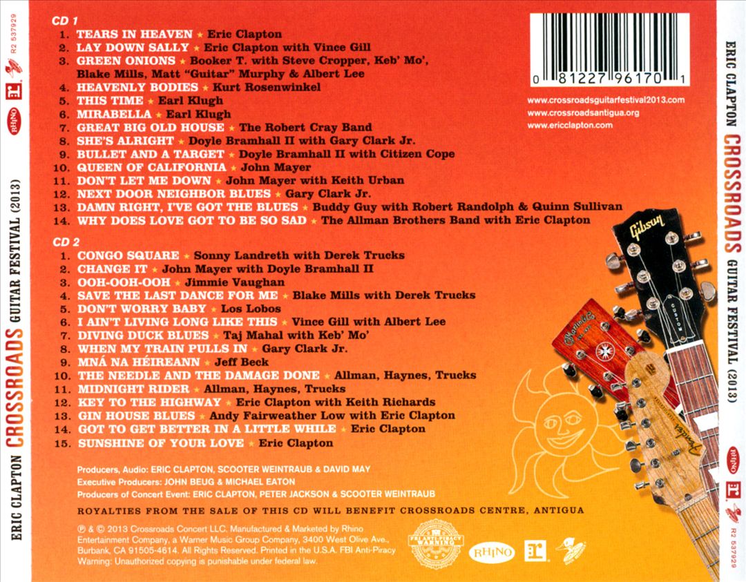 Crossroads Guitar Festival 2013 cover art