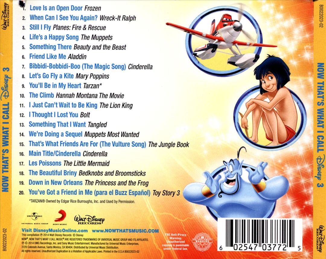 Now That's What I Call Disney, Vol. 3 cover art