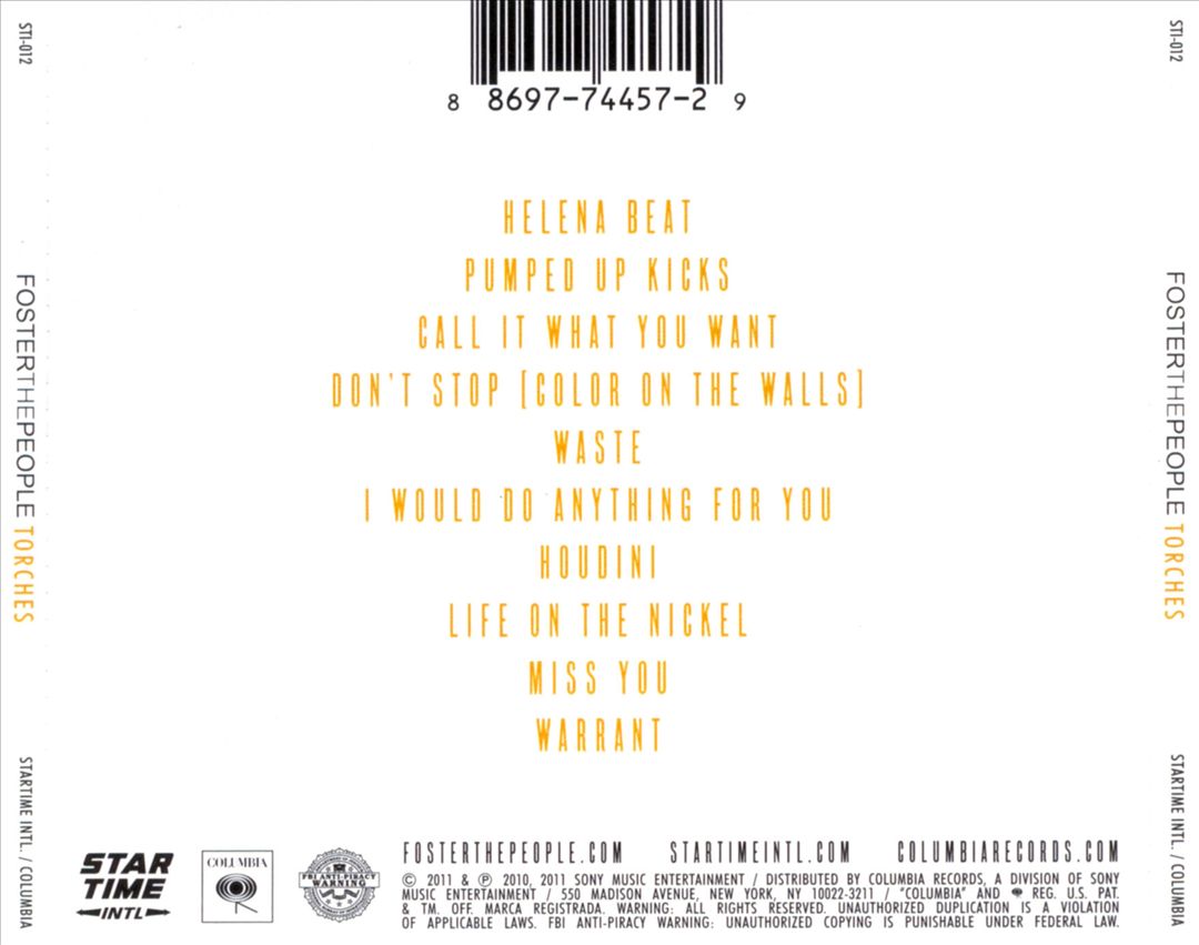 Torches cover art