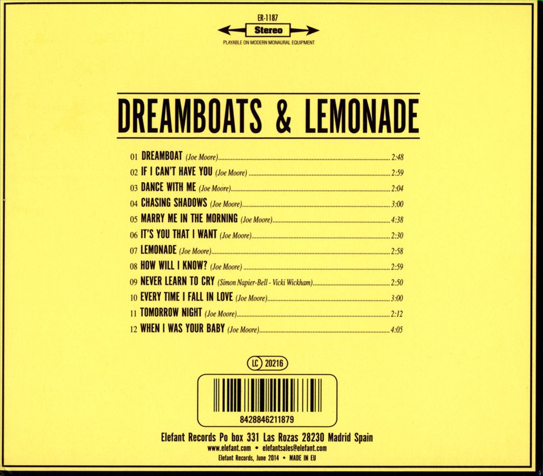 Dreamboats & Lemonade cover art