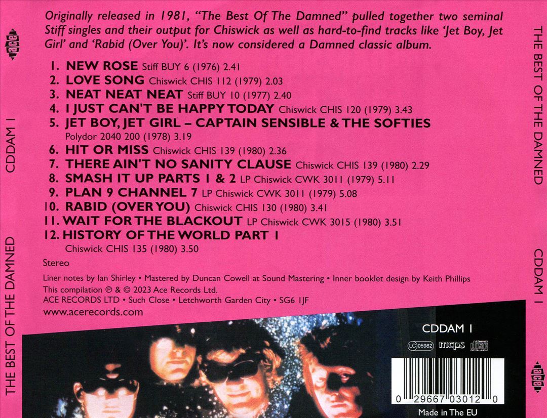Best of The Damned cover art