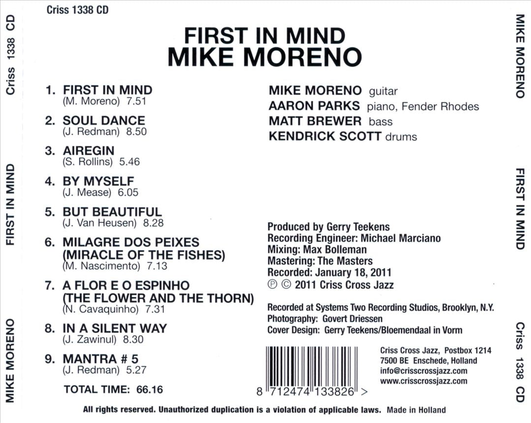 First In Mind cover art
