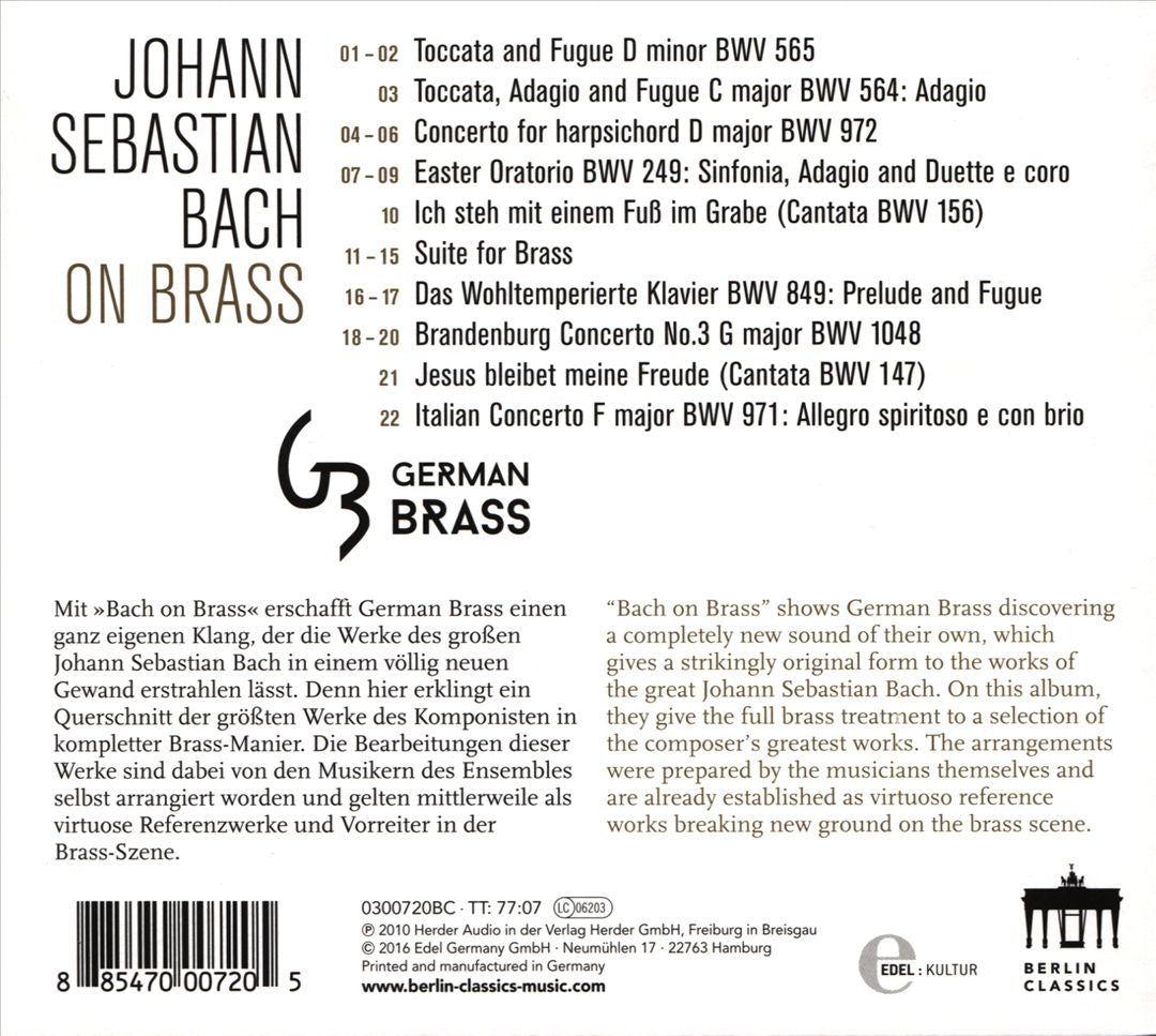 Bach on Brass cover art