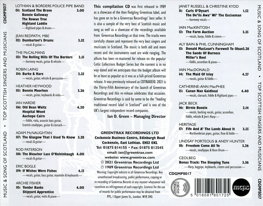 Music and Song of Scottland: Top Scottish Singers and Music cover art