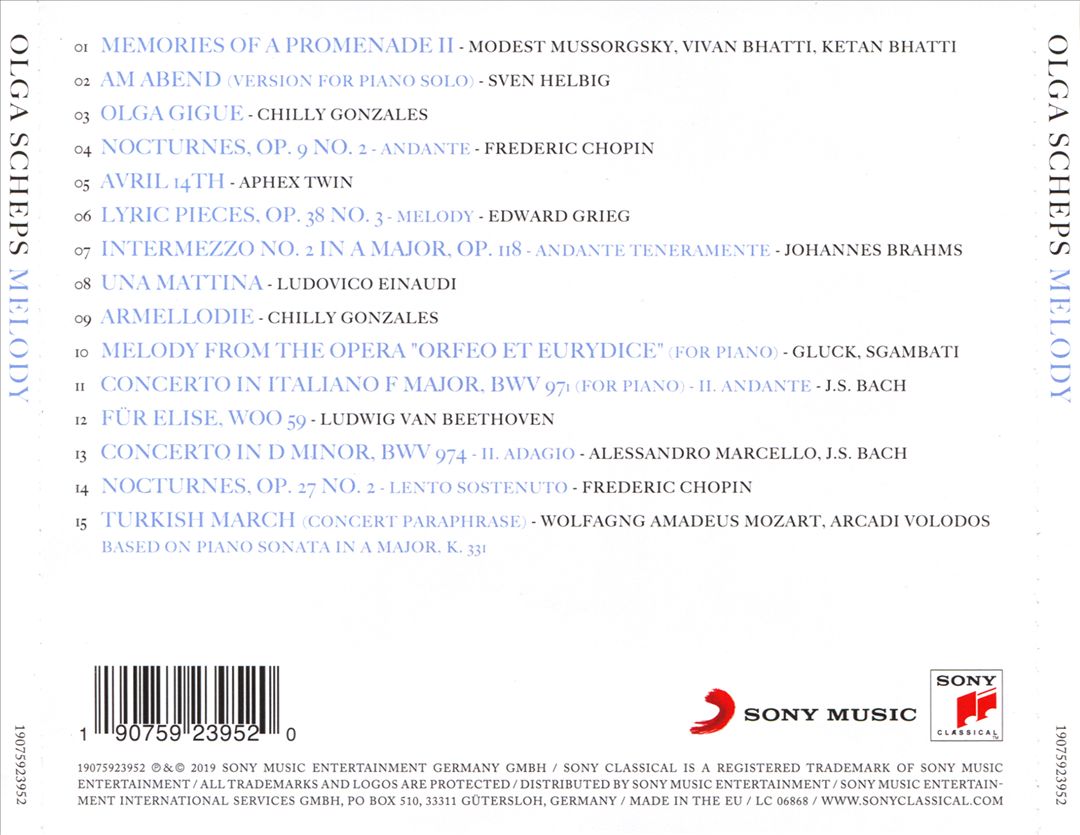 Melody cover art