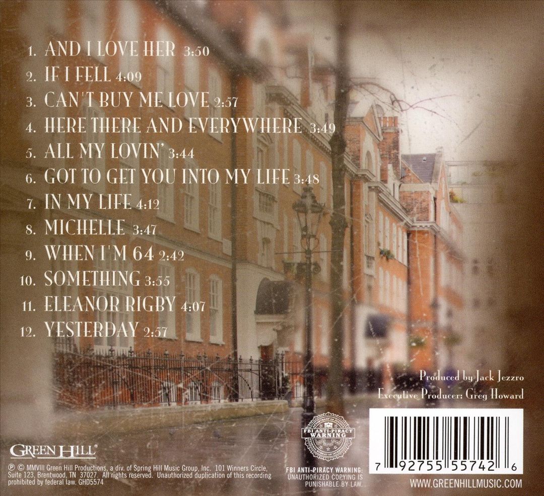 Yesterday: A Solo Piano Tribute to the Music of the Beatles cover art
