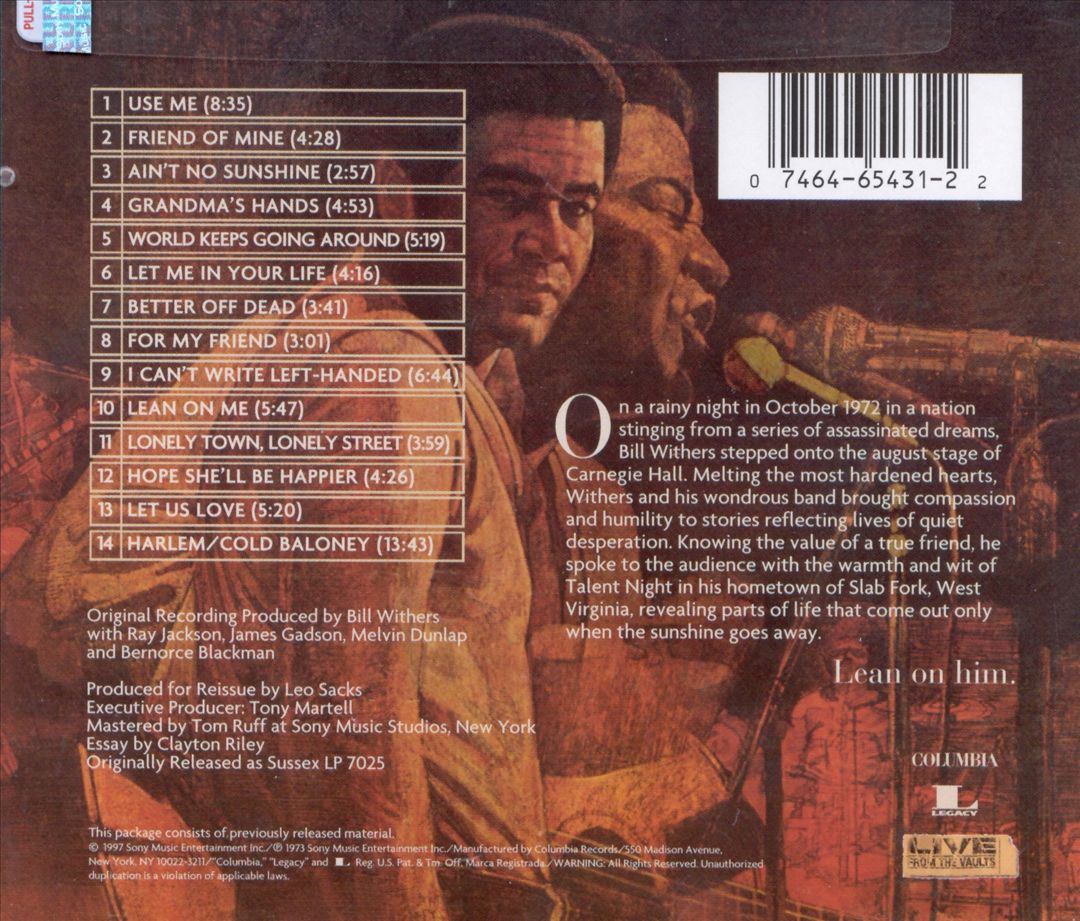 Live at Carnegie Hall cover art