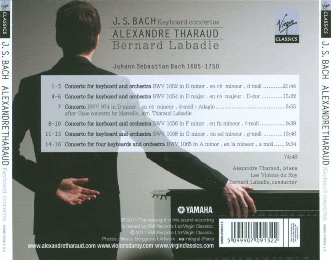 Bach: Keyboard Concertos cover art