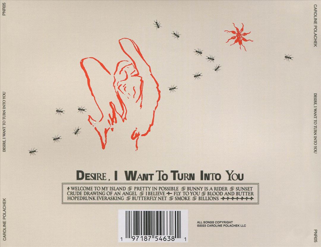 Desire, I Want to Turn into You cover art