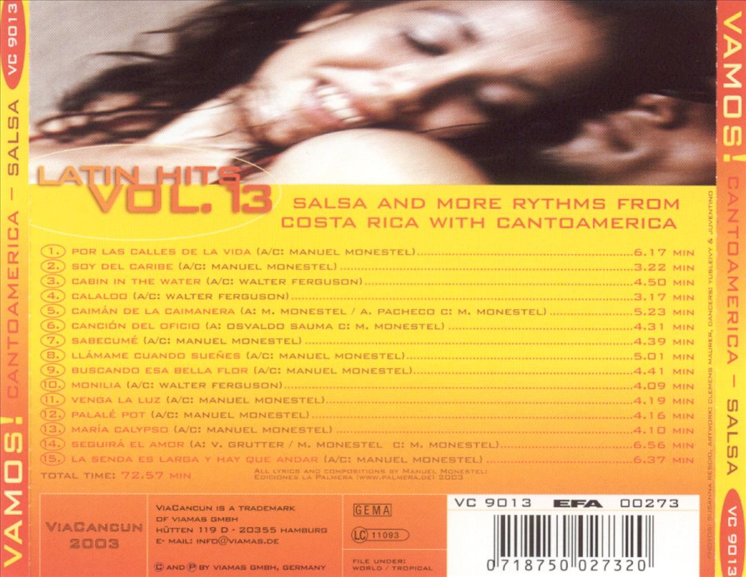 Vamos! Vol. 13: Salsa and More from Costa Rica cover art