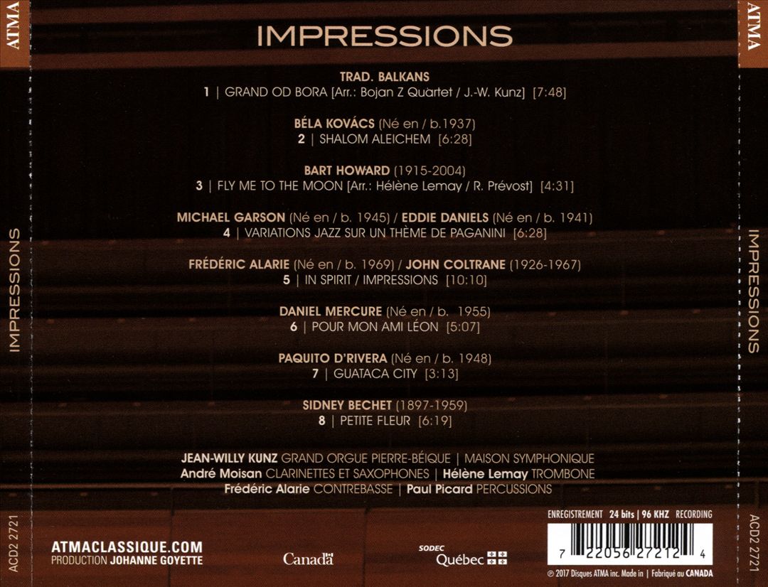 Impressions cover art