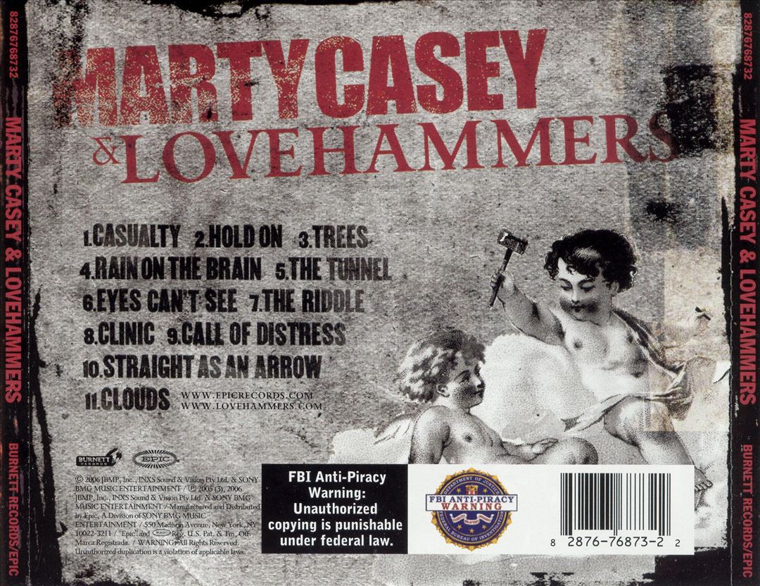 Marty Casey & Lovehammers cover art