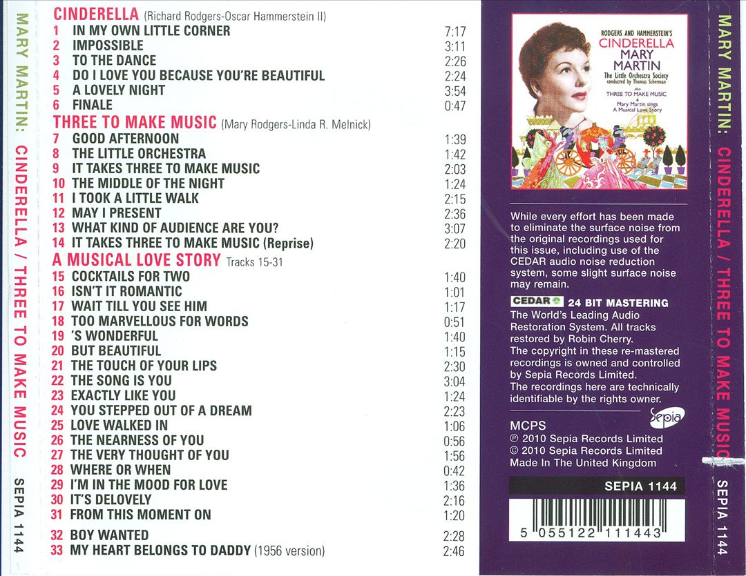 Cinderella / Three to Make Music cover art