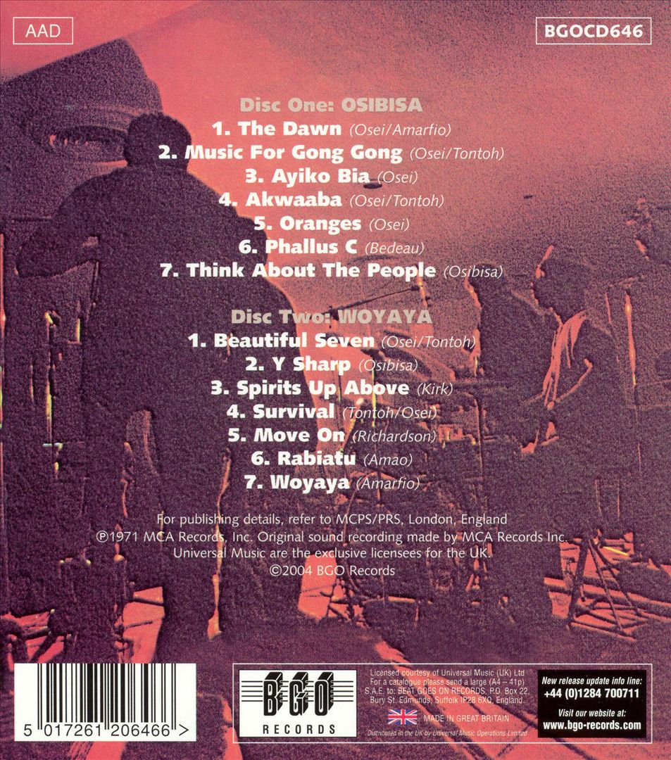 Osibisa/Woyaya cover art