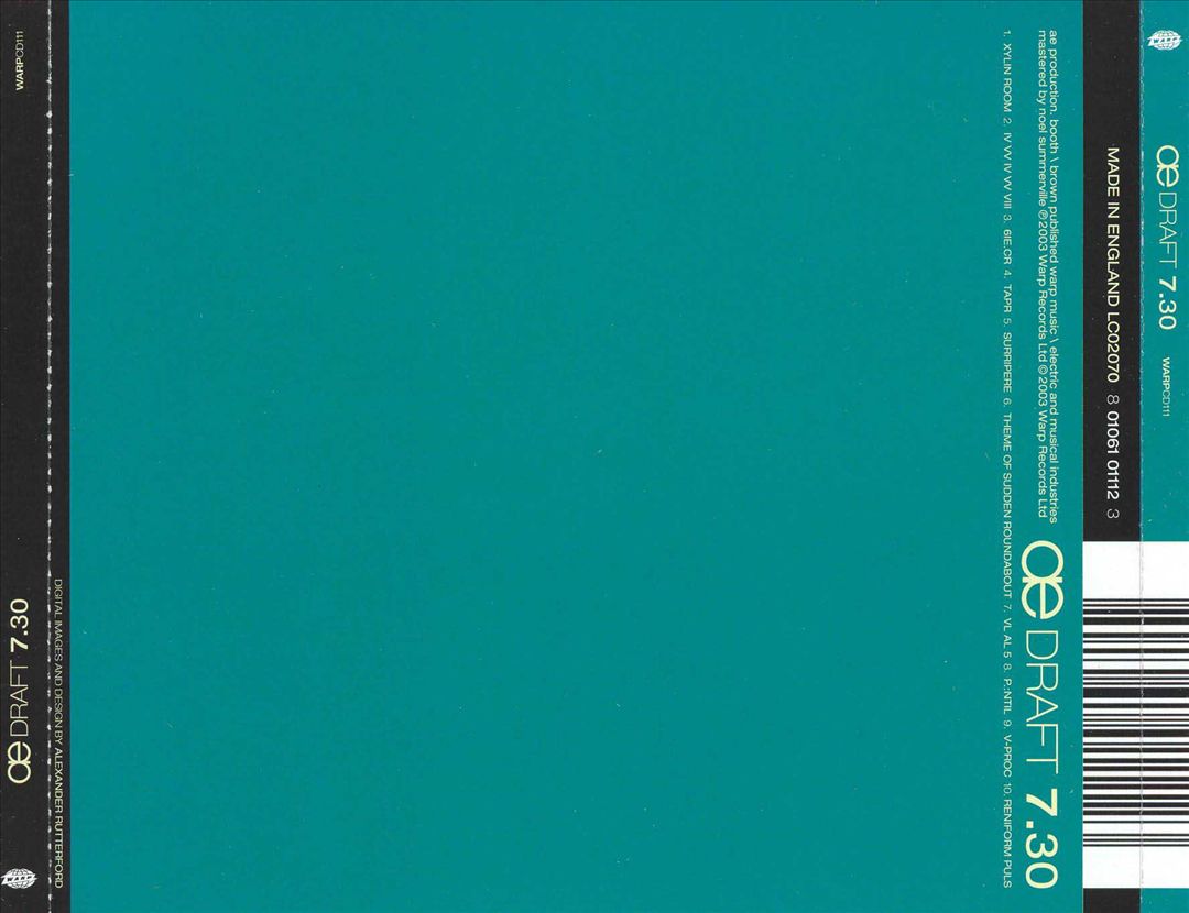 Draft 7.30 cover art