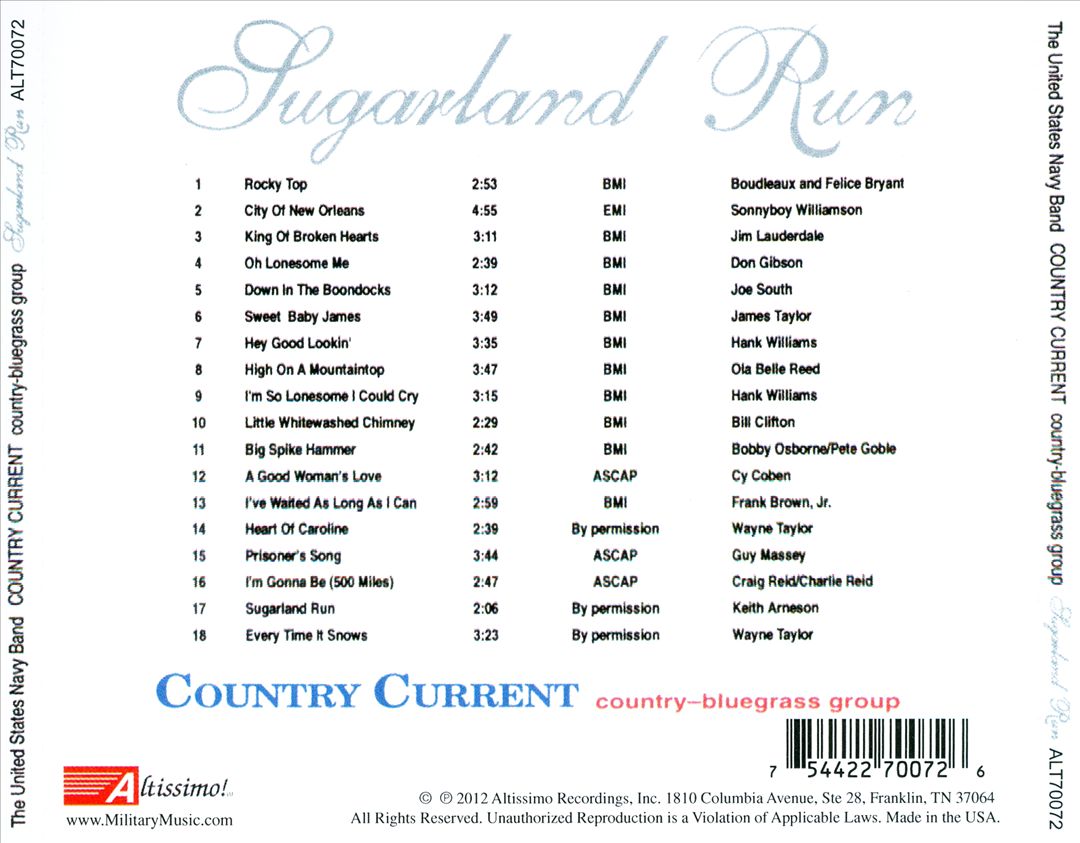 Sugarland Run cover art