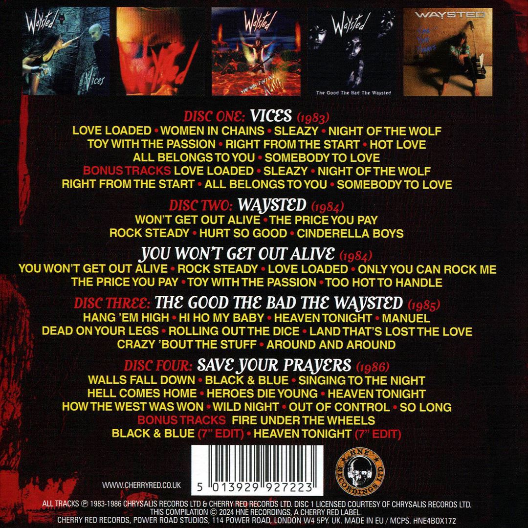 Waysted: Won’t Get Out Alive 1983-1986, Vol. 1 cover art