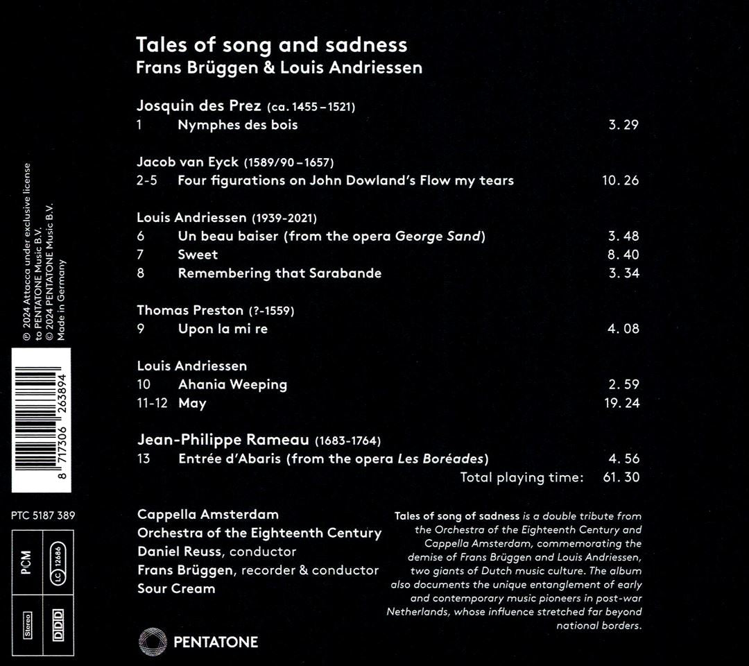 Tales of song & sadness cover art