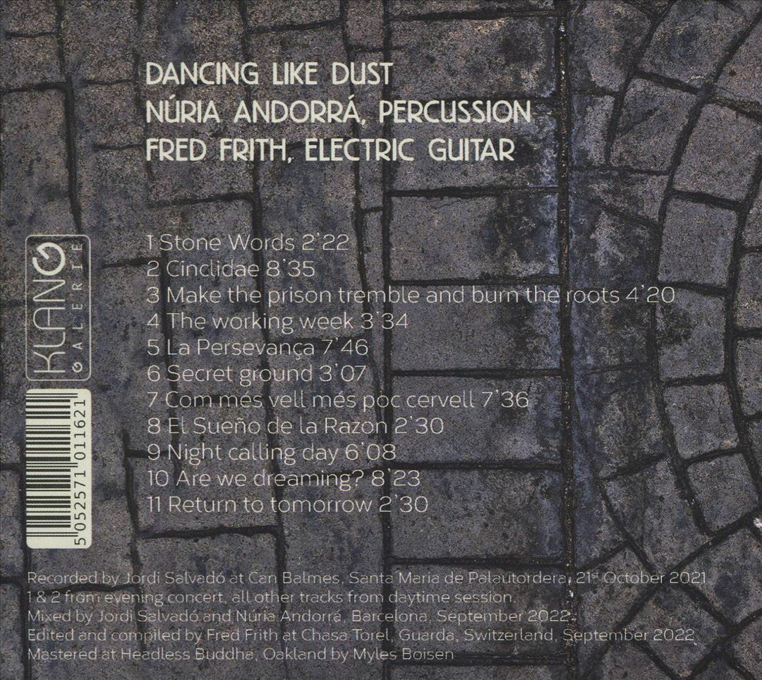 Dancing Like Dust cover art