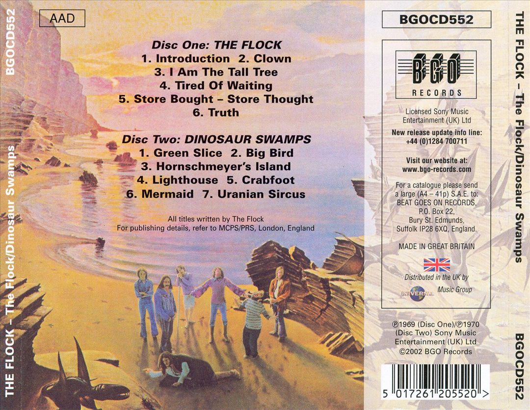 Flock/Dinosaur Swamps cover art