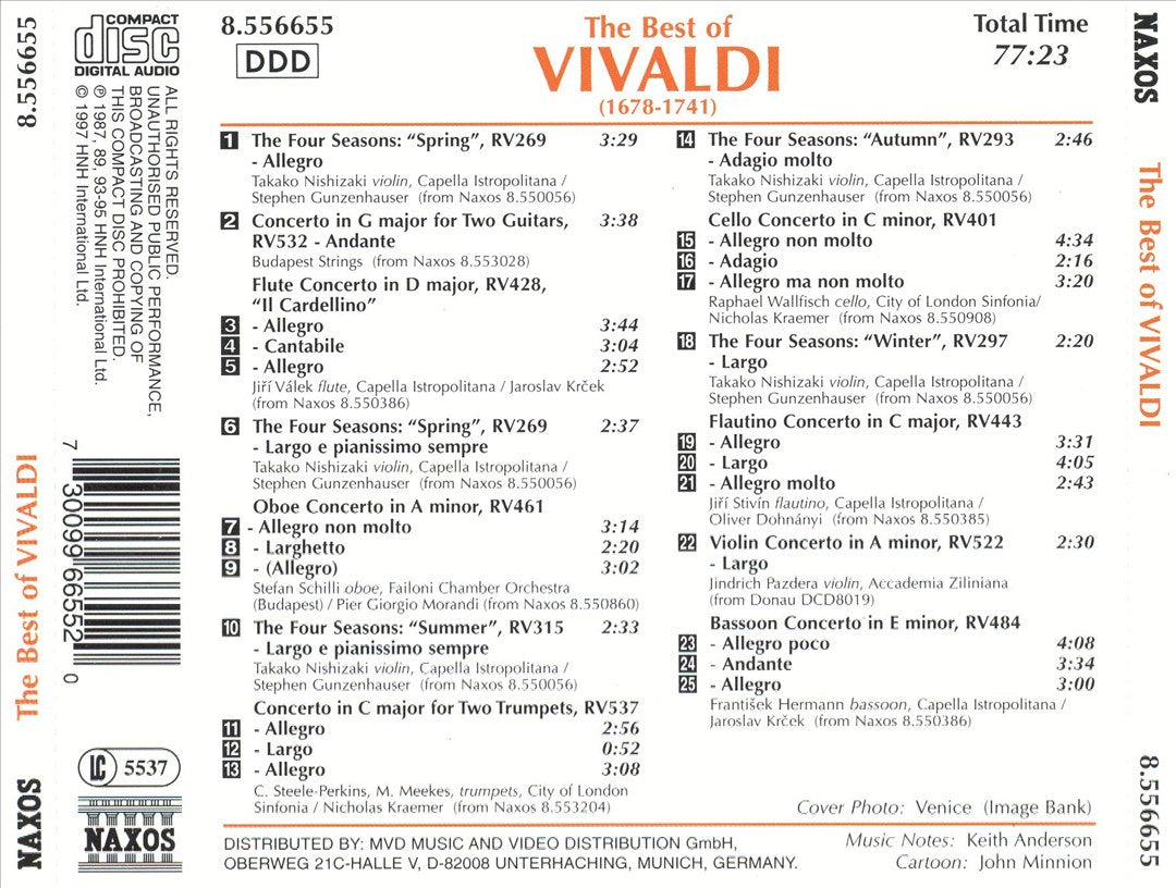 Best of Vivaldi cover art