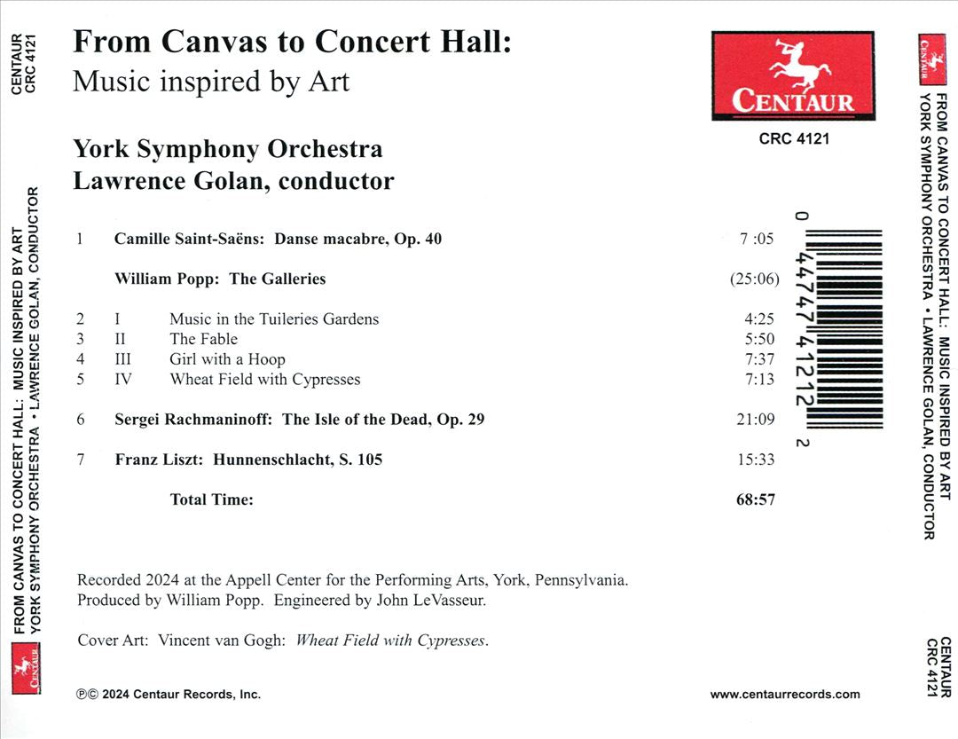 From Canvas to Concert Hall: Music Inspired by Art cover art