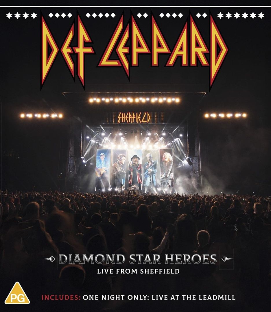 Def Leppard - Diamond Star Heroes: Live From Sheffield (4K Ultra HD Blu-ray) cover art