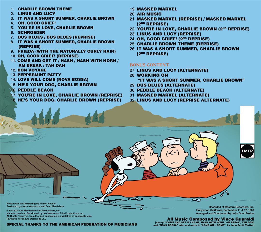 It Was a Short Summer, Charlie Brown cover art
