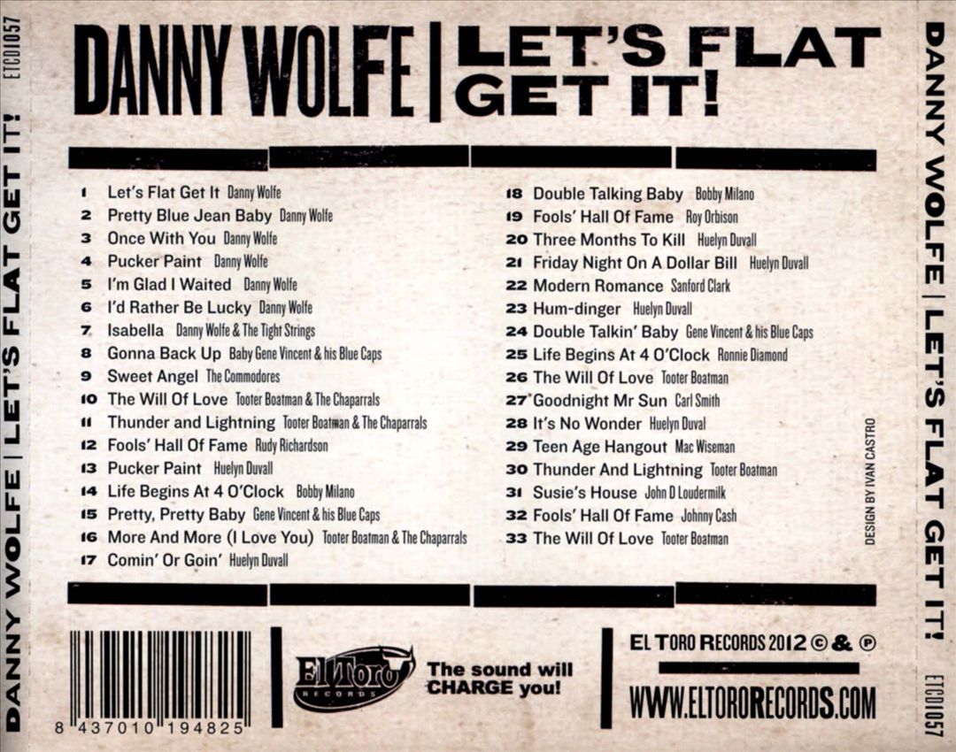 Danny Wolfe and Friends: Let's Flat Get It cover art