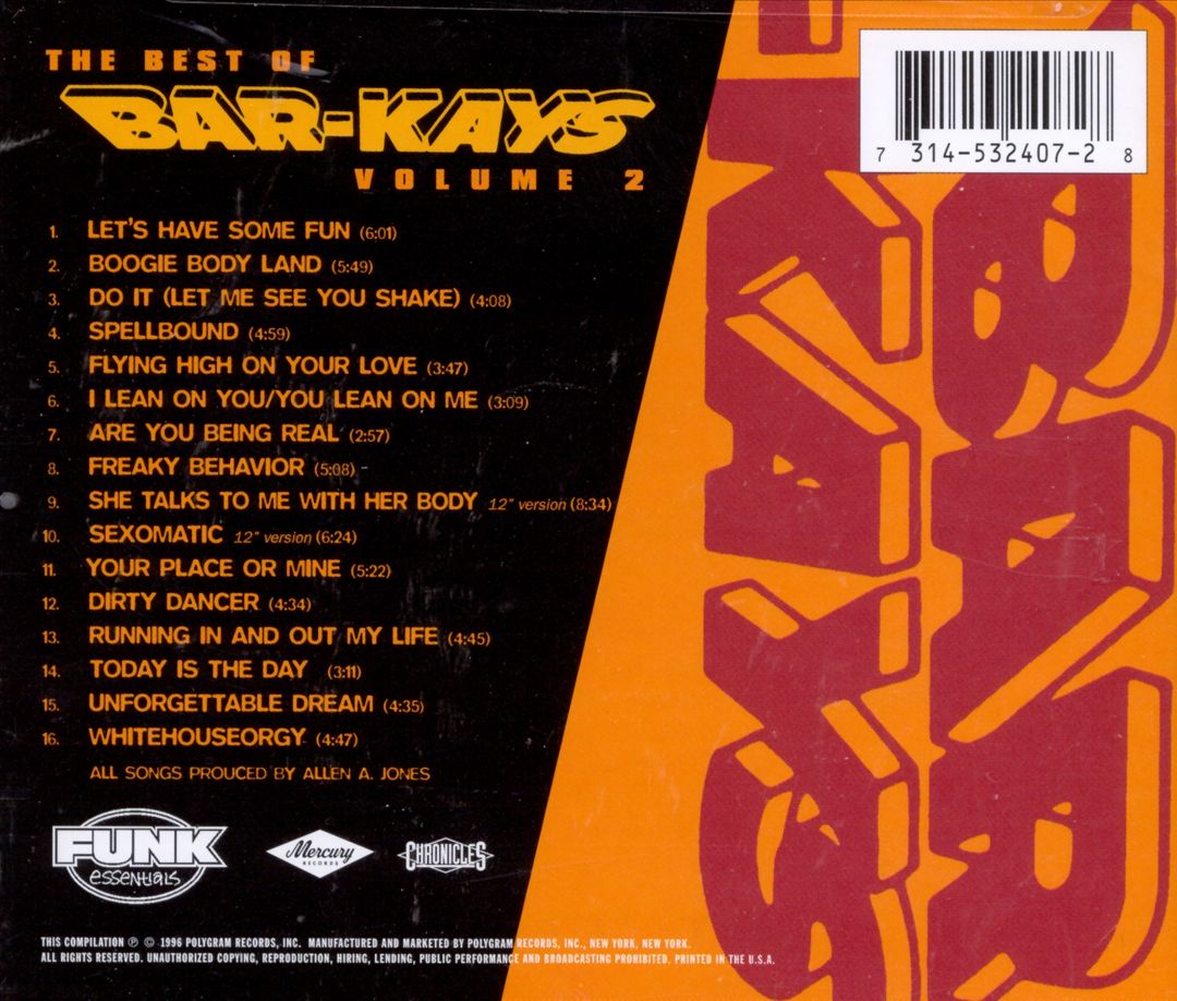 Best of Bar-Kays, Vol. 2 cover art