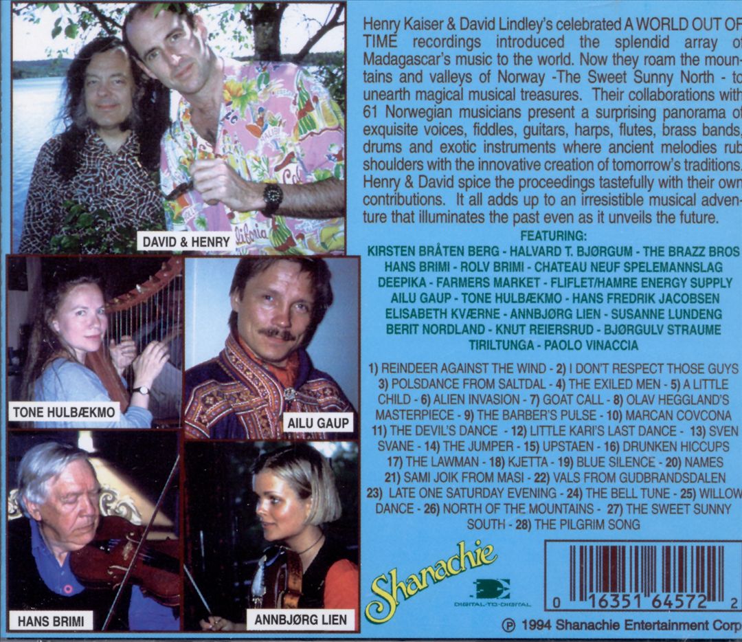 Sweet Sunny North: Henry Kaiser and David Lindley in Norway cover art