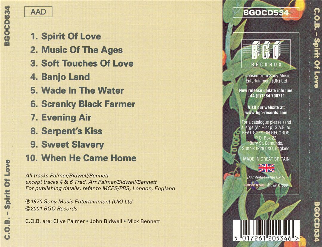 Spirit of Love cover art
