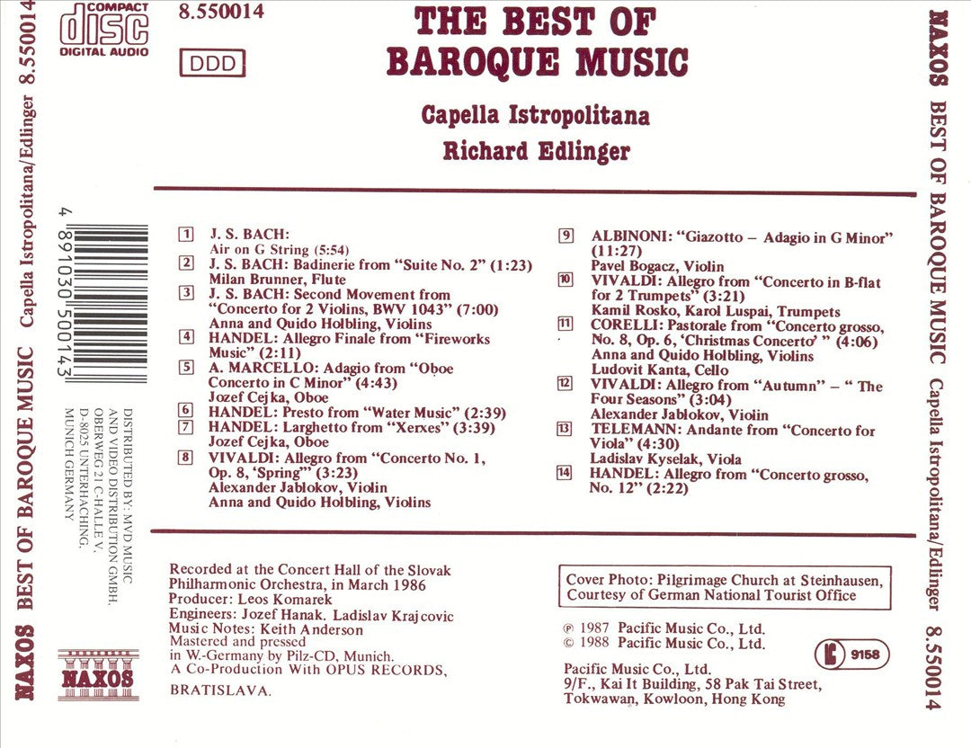 Best of Baroque Music cover art