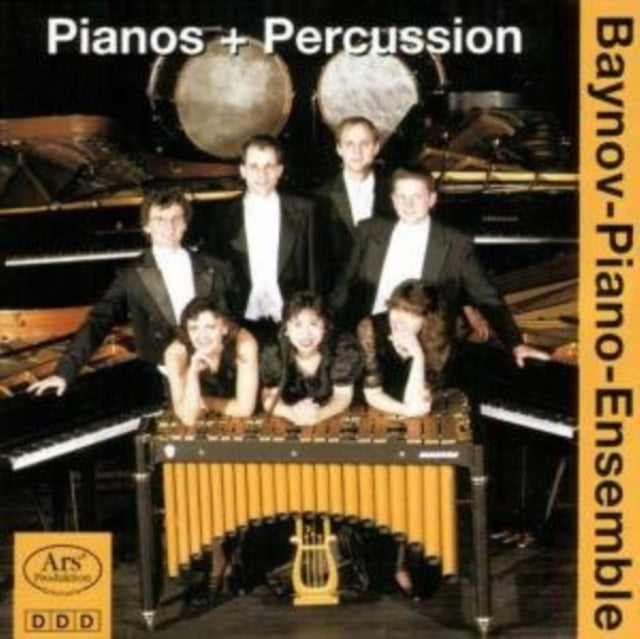BAYNOV PIANO ENSEMBLE-PIANOS + PERCUSSION cover art