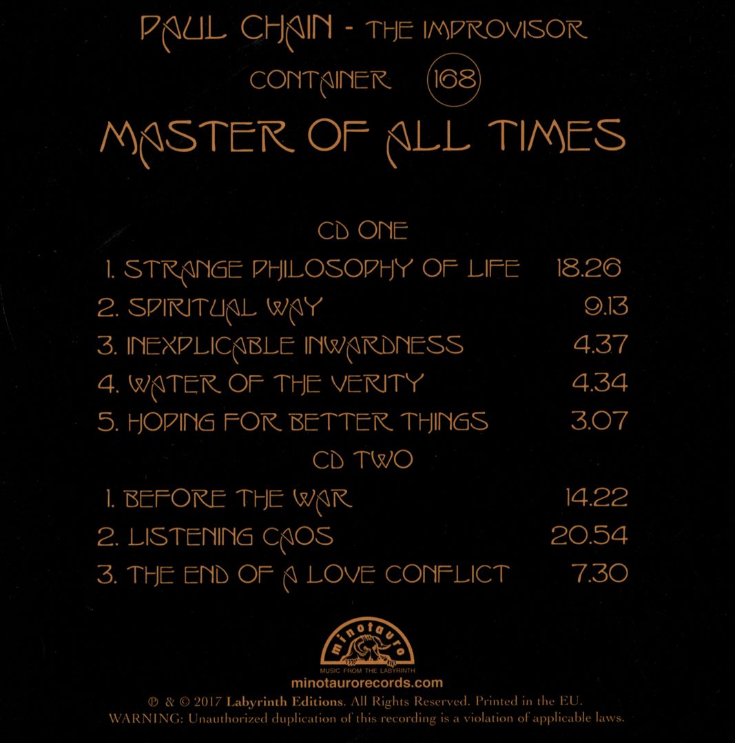 Master of All Times cover art