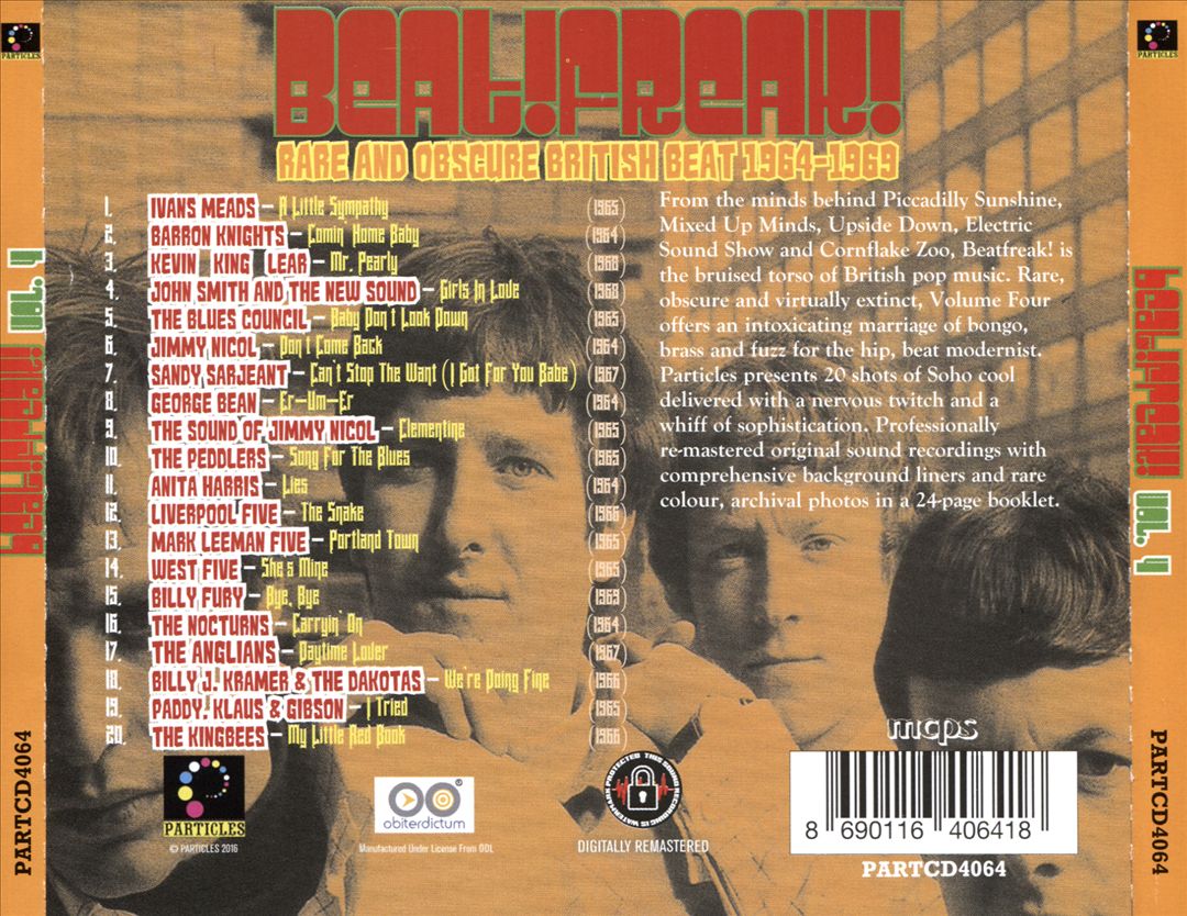 Beatfreak!, Vol. 4: Rare and Obscure British Beat 1964-1969 cover art
