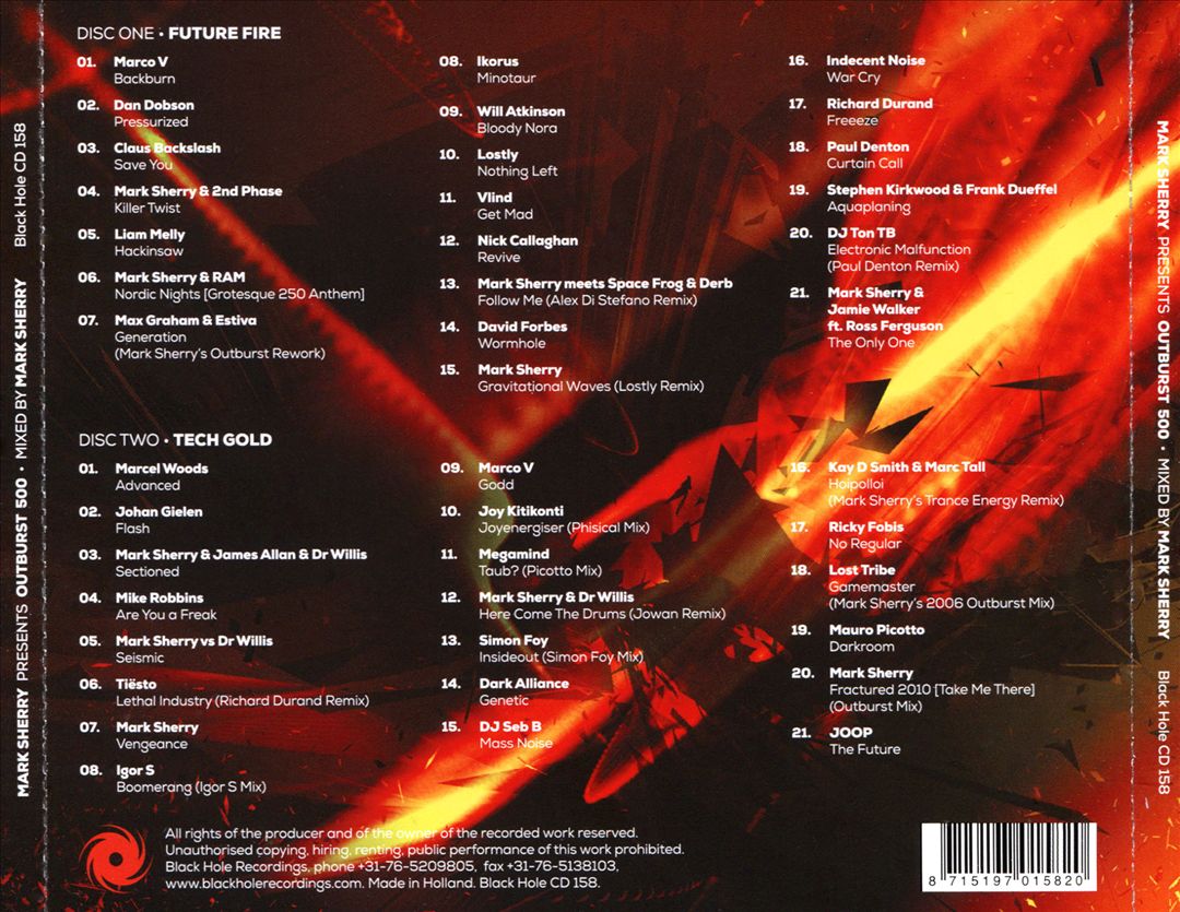 Outburst 500 cover art
