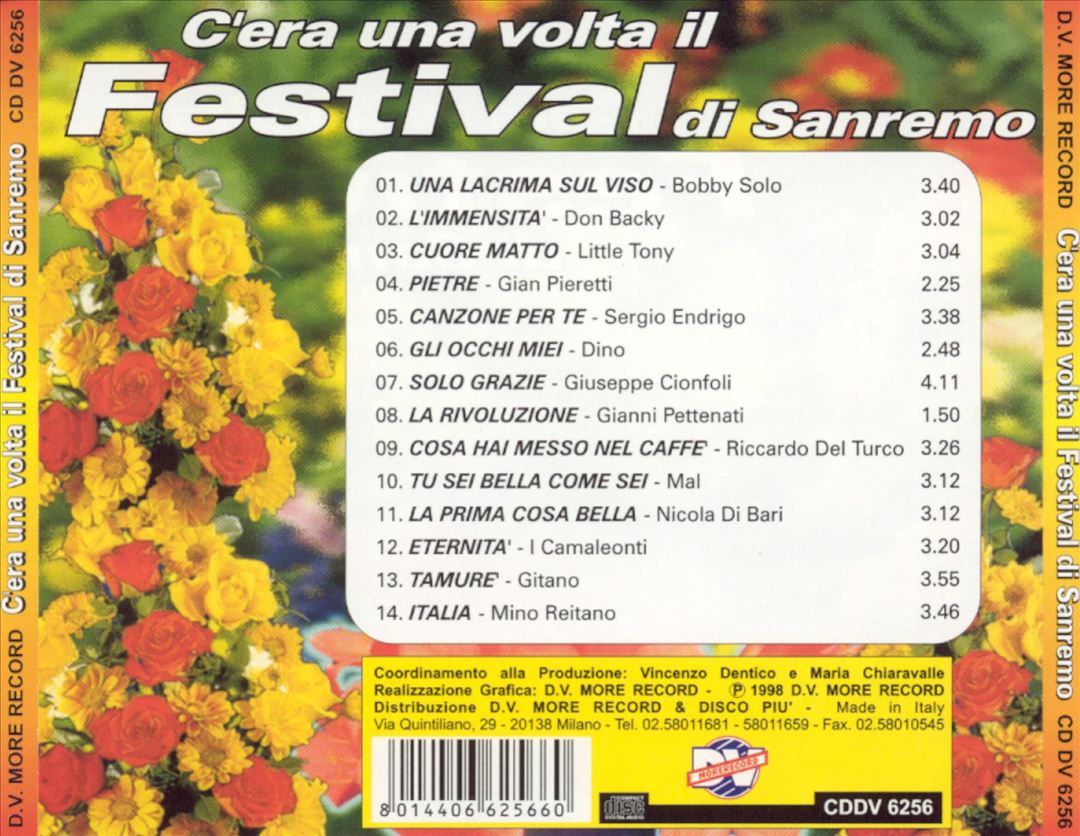 C'Era Una Volta Il Festival Di Sanremo cover art