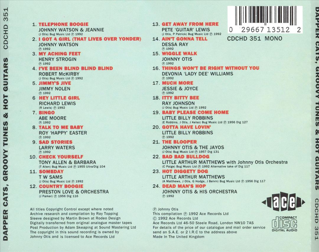 Dapper Cats, Groovy Tunes & Hot Guitars: The Legendary Dig Masters, Vol. 3 cover art